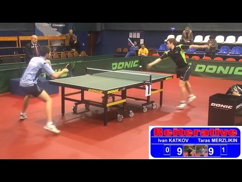 Ivan KATKOV vs Taras MERZLIKIN Russian Premier League Playoff Table Tennis