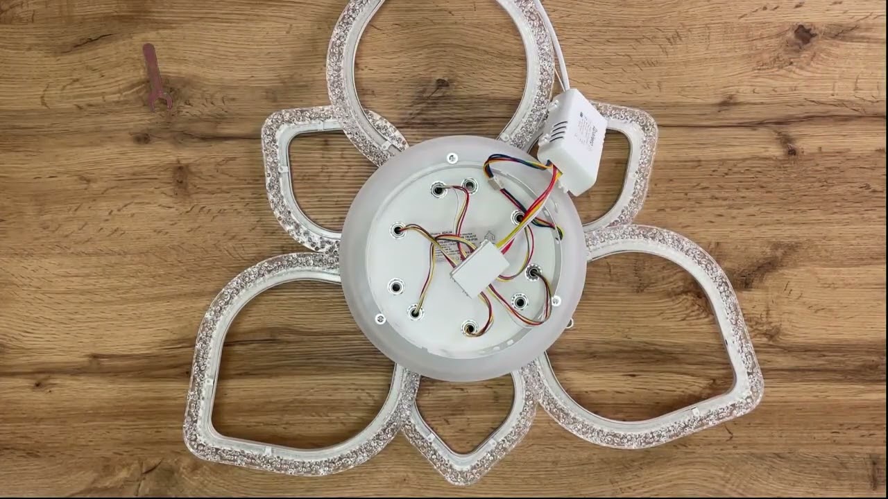 Світлодіодна LED люстра AZALIA ICE RGB 100W 7R-APP-680x110-WHITE/WHITE-220-IP20 Esllse