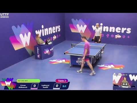 WINners CUP table 2  03.01 Liman Aleksandr - Laskavyi Vasilii   15:30