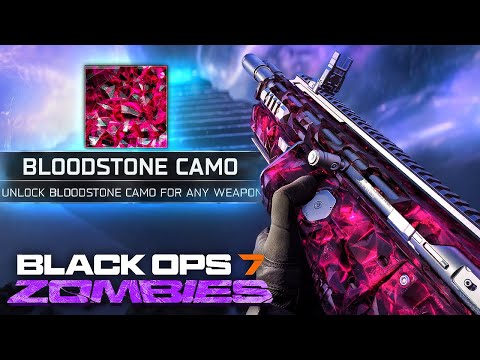 UNLOCKING the NEW "BLOODSTONE CAMO" In Black Ops 7 Zombies!