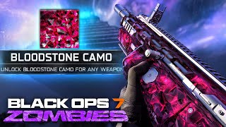 UNLOCKING the NEW "BLOODSTONE CAMO" In Black Ops 7 Zombies!