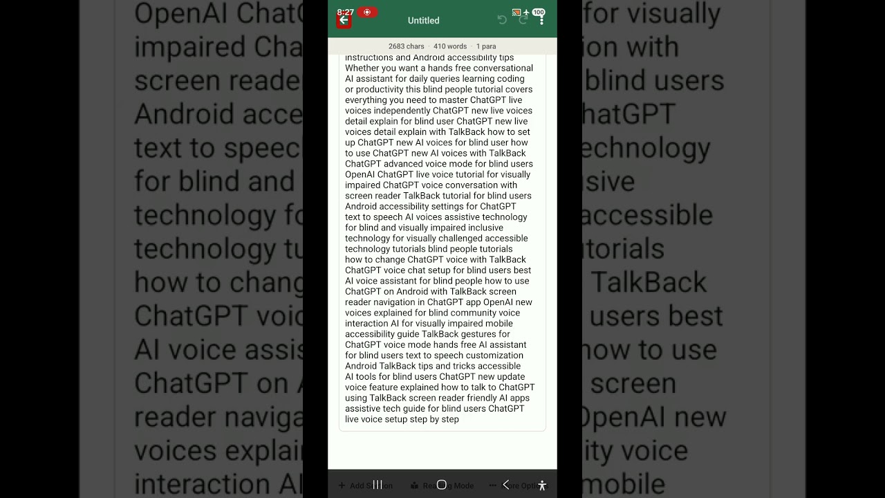 Listen this new fantastic Hindi English voices on chat GPT for blind natural high quality voices  