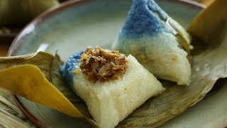 Download lagu How to Make Zongzi / Nyonya Bak Chang Recipe - 娘惹粽 mp3