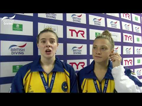 Kat Torrance and Alicia Blagg - Women's 3m Synchro British Champions 2018