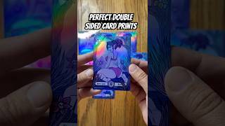 How to make perfect double sided magic the gathering proxy card prints at home