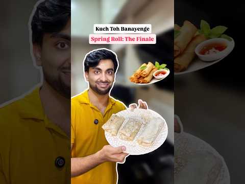 Spring Rolls Ka Thoda SOUTH INDIAN Version Bann Gaya!🌝🧑🏻‍🍳😂