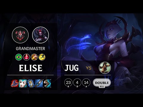 Elise Jungle vs Nidalee - BR Grandmaster Patch 10.22