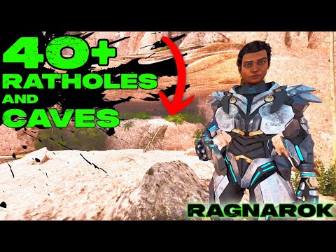 40+ Ratholes, Caves, and PVP Base Locations On Ragnarok in Ark Survival Ascended!!!
