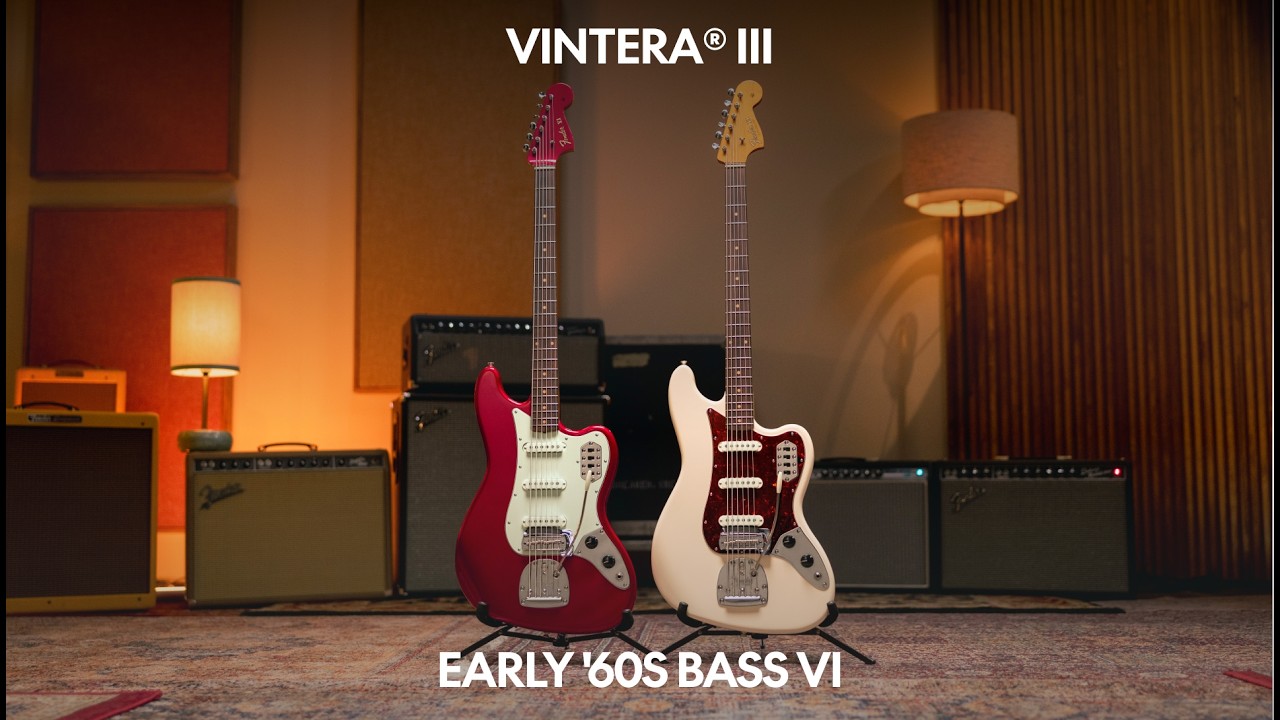 Exploring the Vintera III Bass ​VI Models | Vintera III | Fender - ⁣YouTube