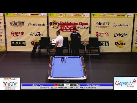 SF Eklent Kaçi vs Alex Kazakis - QUAY Rokietnica Open 2019 - Semifinal
