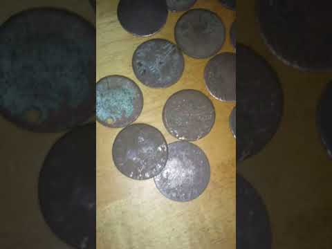 colonial copper coins all junk but nice to look at