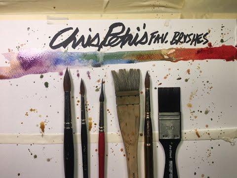 Watercolor Brushes: My Favorites and Why - with Chris Petri