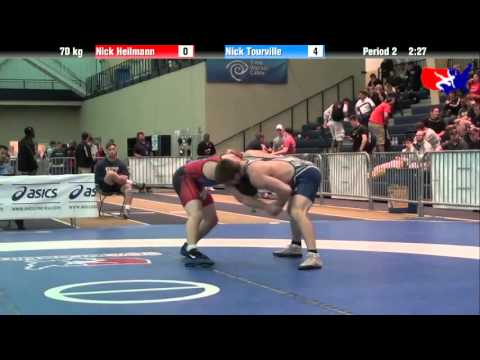 Nick Heilmann vs. Nick Tourville at 2013 ASICS University Nationals - FS