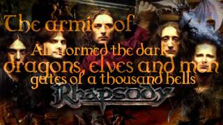 Rhapsody of Fire - On the way to Ainor with Lyrics