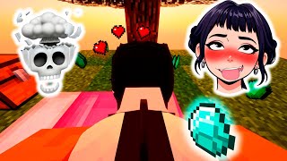 I Gave Jenny-ZOEY Tyan a Diamond in Minecraft Skyblock… THIS HAPPENED PART 2