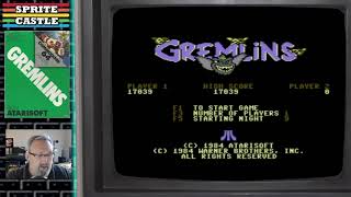 Sprite Castle Plays Gremlins (Commodore 64)