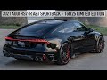 MURDERED OUT 2021 AUDI RS7 R 740HP ABT 1of125 AS DARTH VADER AS IT CAN BE THE BEAST IN DETAIL