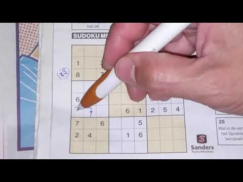 Our daily Sudoku practice continues. (#1566) Medium Sudoku puzzle. 09-19-2020