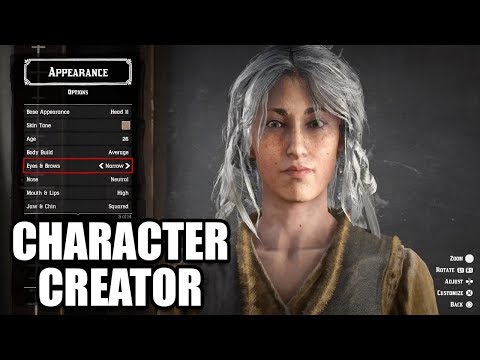 Character Creation - All Male and Female Customization de Red Dead Redemption 2