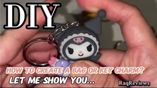 DIY | How to make a Bag Charm or Key Chains? RaqReviews #diy