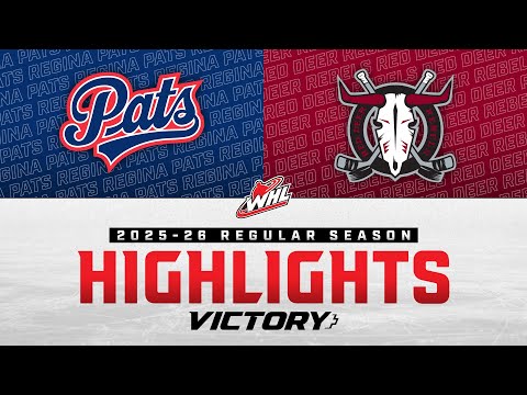 Regina Pats at Red Deer Rebels 10/24 | WHL Highlights 2025-26
