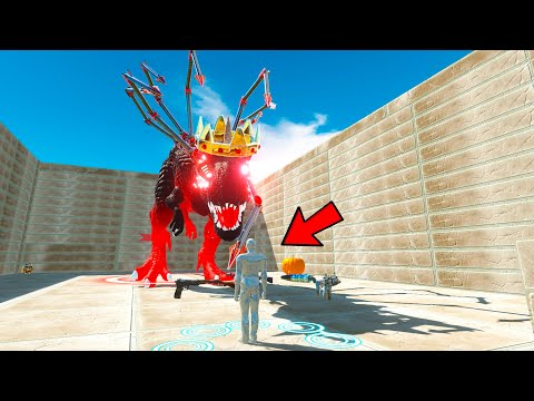 ⚔️ FPS AVATAR WITH ALL WEAPONS DEATH RUN - Animal Revolt Battle Simulator