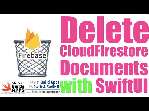 Ch. 8.15 Delete Data from Cloud Firestore using SwiftUI Snacktacular App