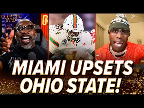 Unc & Ocho REACT to #10 Miami UPSETTING #2 Ohio State 24-14 in the CFP! | Nightcap
