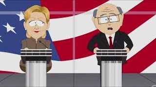 Hillary Clinton debates Mr. Garrison & Caitlyn  Jenner (South Park)