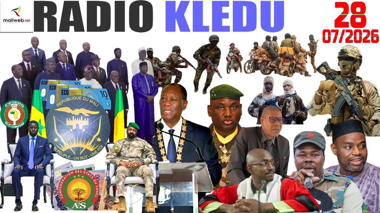 La Revue de Presse de la RADIO KLEDU du 28 Juillet 2026