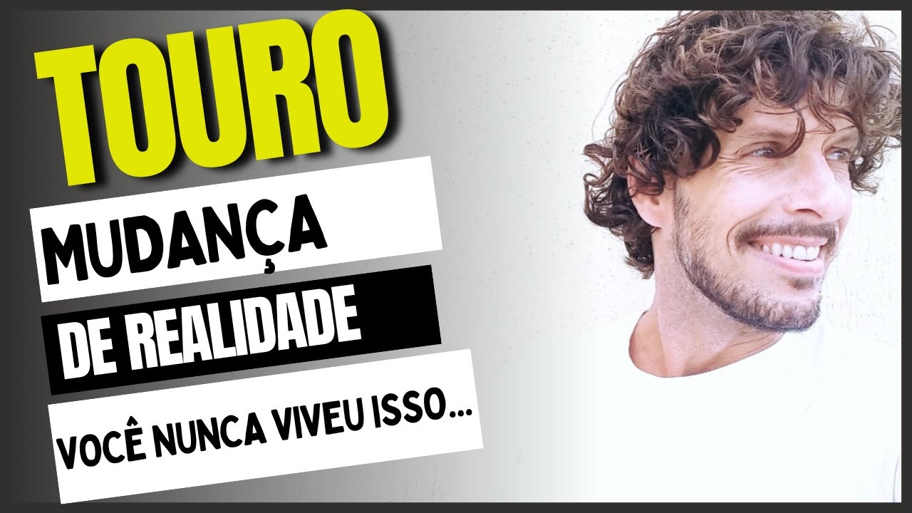 TOURO ♉️ MUDANÇA DE REALIDADE MATERIAL. TAROT TERAPÊUTICO