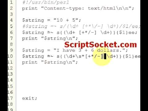 Perl Tutorial 122 - Regex: ee Modifier