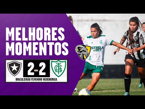 Gols e lances de Botafogo x América-MG