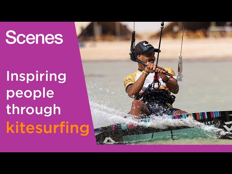 Meet the kitesurfing instructor harnessing the wind and waves in Qatar | Scenes
