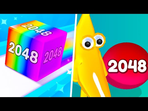 Chain Cube 2048 vs Jelly Man 2048 - 1⭐ Max Number 123456789