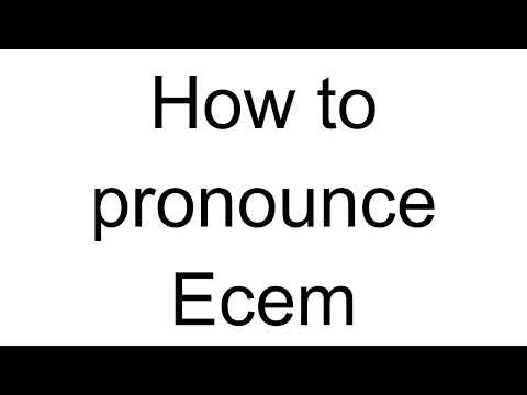 How to Pronounce Ecem (Turkish)