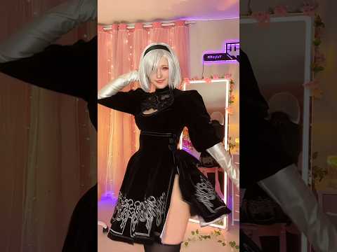 I know it's not at all 2B style😅 but it was fun😸 #cosplay #nierautomata #nierautomata2b #2b #game