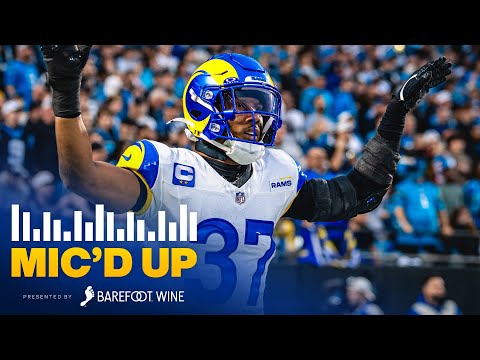 Quentin Lake Returns & Plays Mic'd Up In The Rams' Wild Card Win Over The Panthers