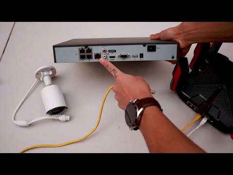 How to Install CCTV Security Cameras // PoE NVR - 4K Cameras // Mohica