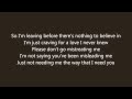Passenger - The Way That I Need You (lyrics) 