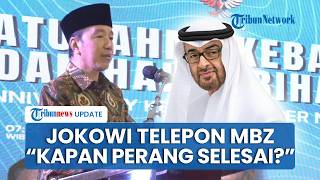 Jokowi Akui Telepon 'Kakaknya' Presiden MBZ saat Konflik AS-Iran Pecah: Kapan Perangnya Selesai?