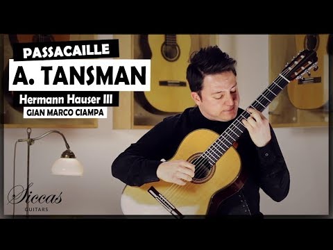 Gian Marco Ciampa plays Passacaille by Alexandre Tansman on a 2000 Hermann Hauser ® III