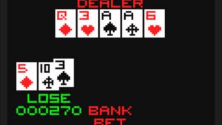 Blackjack ! for the Interact Home Computer / Victor Lambda / Hector