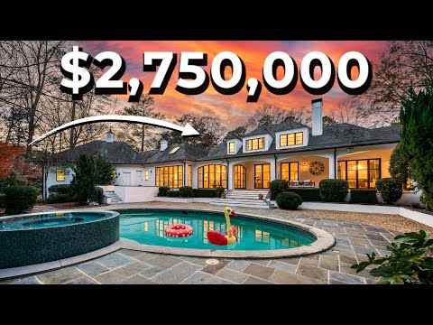 Tour Mind-blowing $2.75M Atlanta LUXURY Mansion! Secret Rooms!