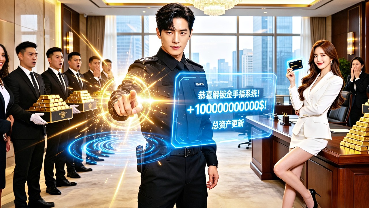 美女总裁撞进穷保镖怀抱，竟意外解锁金手指系统！一指征服百名歹徒救下美女，美女总裁当场拿出万亿彩礼求娶！#短剧 #中国热门短剧 #短剧全集