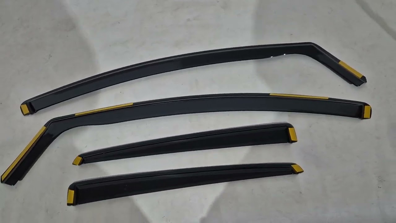 Вставные дефлекторы окон Niken Luxury (SD/HB, 4 шт) Video 1