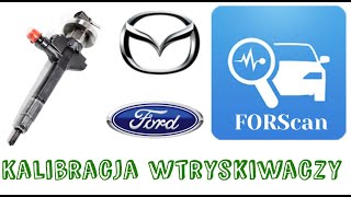 Kalibracja wtryskiwaczy FORScan + ELM 327 Mazda 6 2.2 Diesel (150KM) 2014 Skyactiv GJ SH Denso Ford