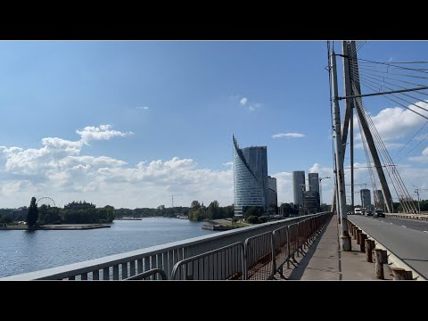 🎥 🏙️City life /Sun Stone/ Modern Buildings / Riga