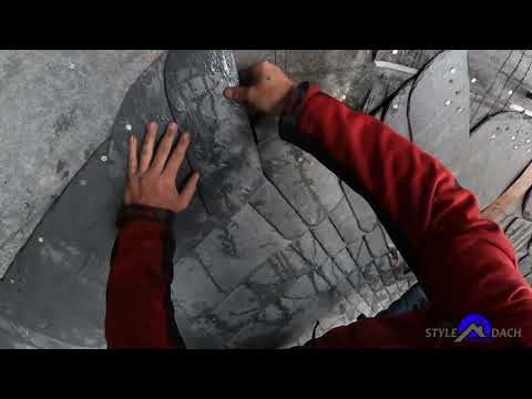 Schiefer Wangenkehle - Übergang decken - Altdeutsche Deckung mit Schiefer von Rathscheck