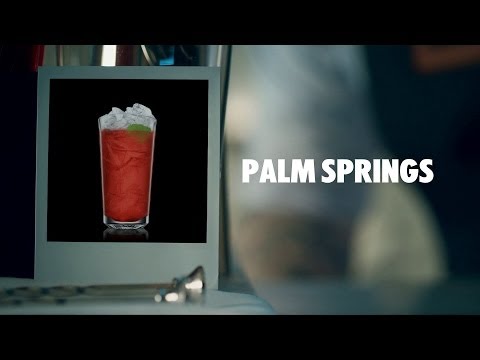 PALM SPRINGS DRINK RECIPE - HOW TO MIX